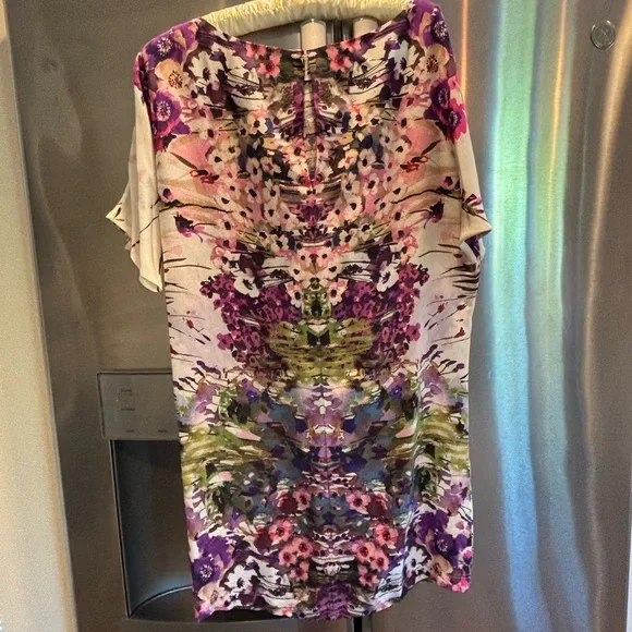 Silk chiffon Mini dress - Picture 4 of 5